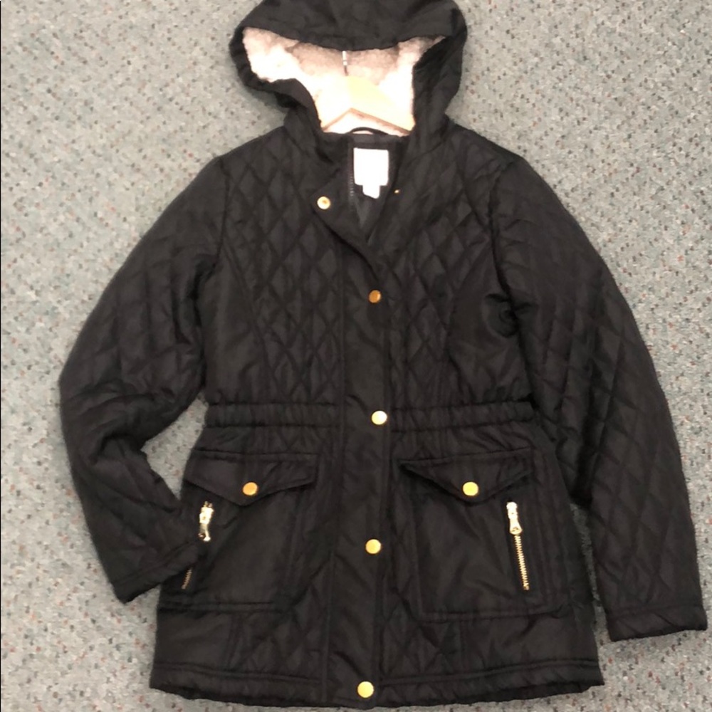 Girls Cat and Jack hooded jacket With two pockets